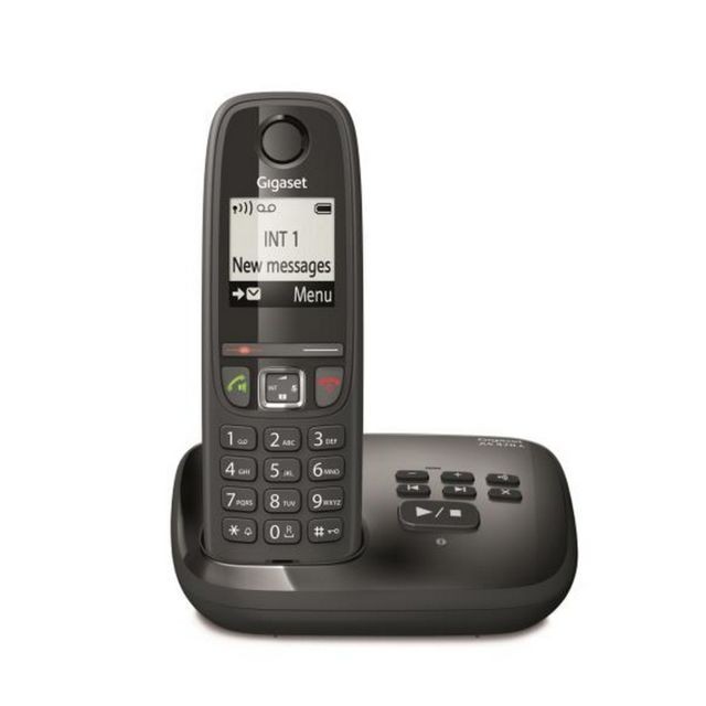 Gigaset - Téléphone sans fil répondeur GIGASET AS470A Solo - Téléphone fixe-répondeur