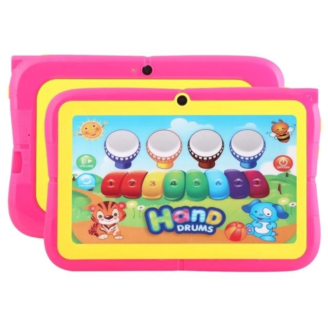 Yonis - Tablette tactile enfant Android 7 pouces Yonis  - Tablette rose