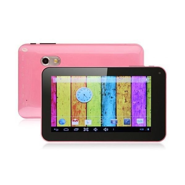 Yonis - Tablette Tactile Android 7' Jelly Bean Double Cœur 1.2Ghz HDMI Wifi 4 Go Rose - YONIS - Soldes Tablette tactile