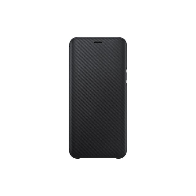 Samsung - Flip Wallet Galaxy J6 - Noir - Accessoires et consommables reconditionnés