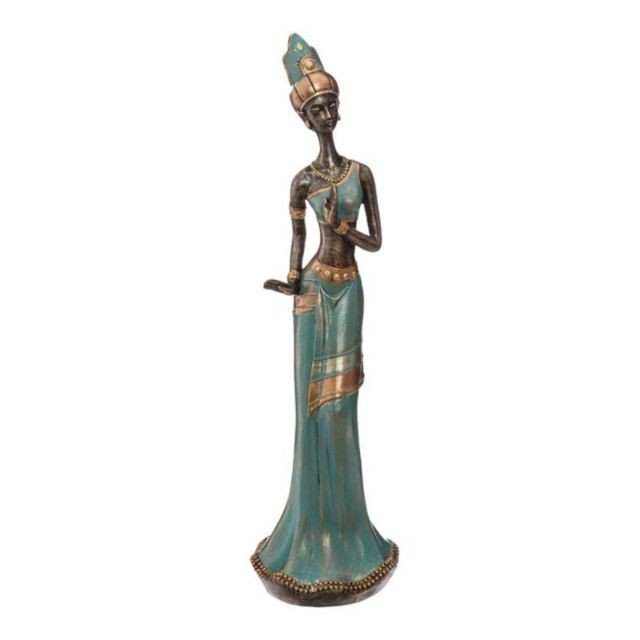 marque generique - Statue Déco ""Africaine"" 45cm Multicolore - Statues marque generique