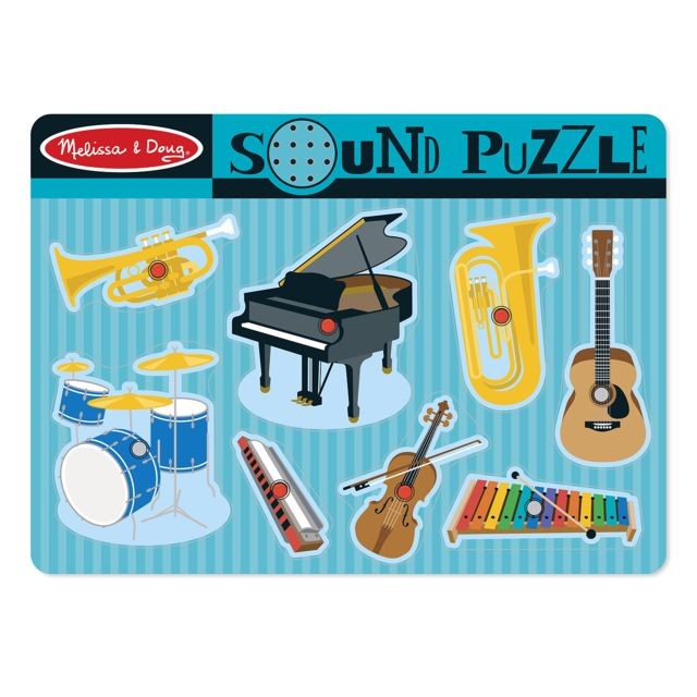Animaux Melissa & Doug Puzzle Sonore - Instruments Musicaux - 10732