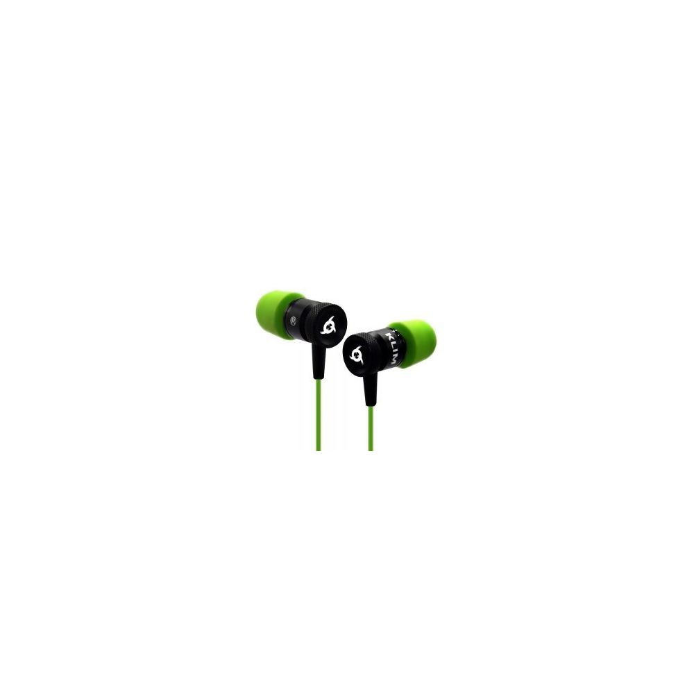 Klim Ecouteurs gaming intra-auriculaire FUSION vert