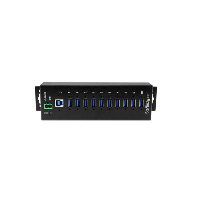 Startech Hub USB 3.0 industriel à 10 ports avec protection contre surtensions / ESD (DES)