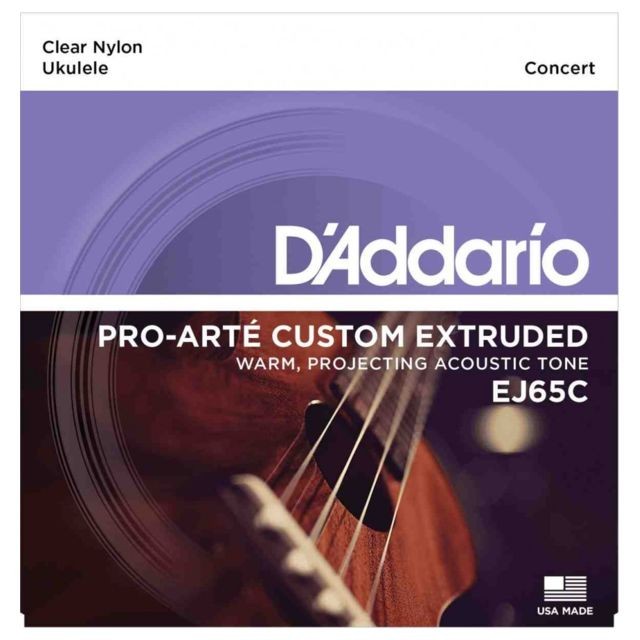D'Addario - D'addario Pro Arté EJ65C - Jeu de cordes Ukulélé Concert D'Addario  - D'Addario