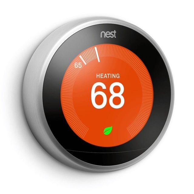 GOOGLE - Nest Learning (3ème génération) T3028GB - Thermostat connecté - Accessoires de radiateur