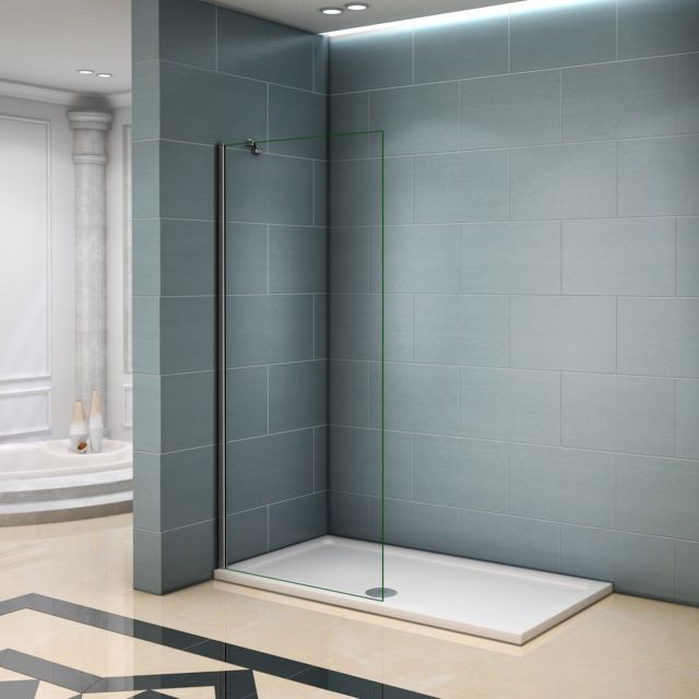 Cabine de douche marque generique Paroi de douche 70x200cm en verre sécurité 8mm