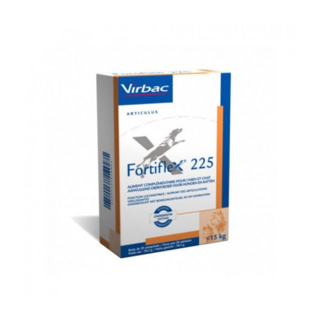 Virbac - Fortiflex Compléments alimentaires pour articulations pour chiens > 25 kg 525 NF Boîte 30 Comprimés Virbac  - Virbac