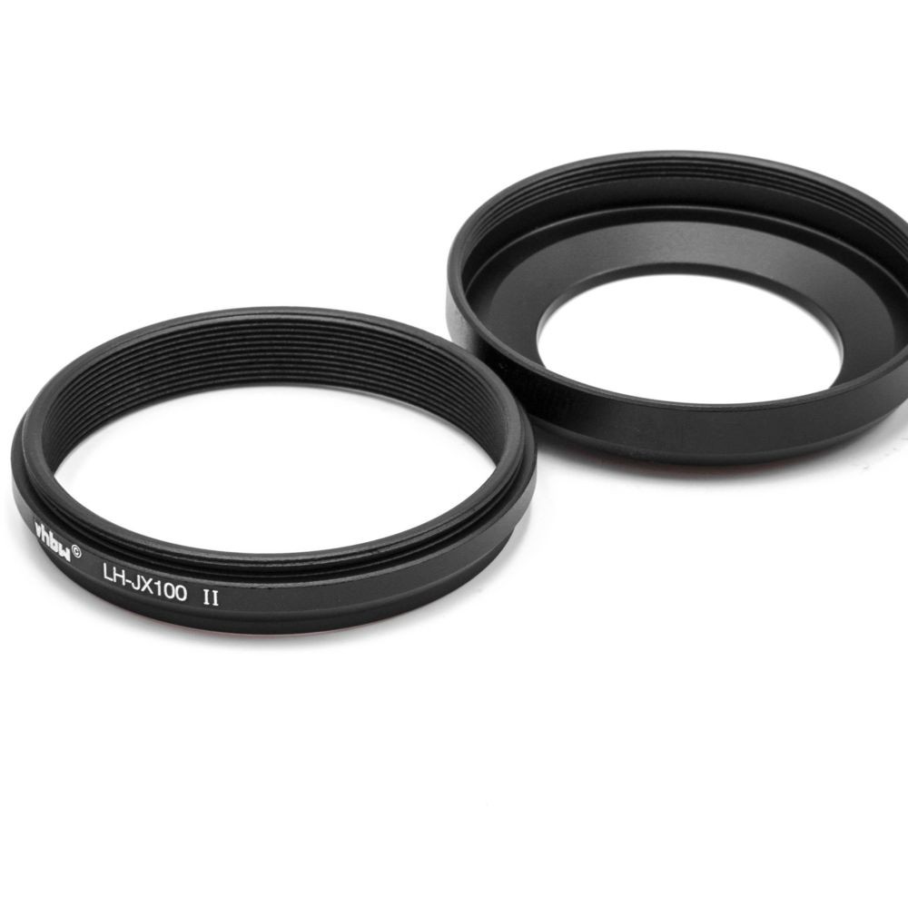 X100s vhbw Pare-Soleil Diffusion 49mm Compatible avec Fuji/Fujifilm FinePix X100 X100T Objectif métal Argent 