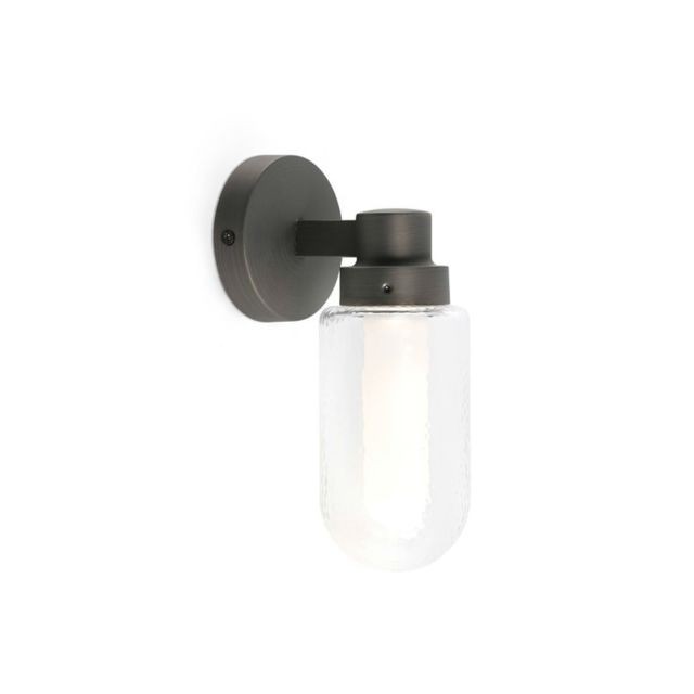 Faro - BRUME-Applique LED de salle de bain Métal/Verre H21.5cm metal noir Faro - designé par Alex & Manel Lluscà - Faro