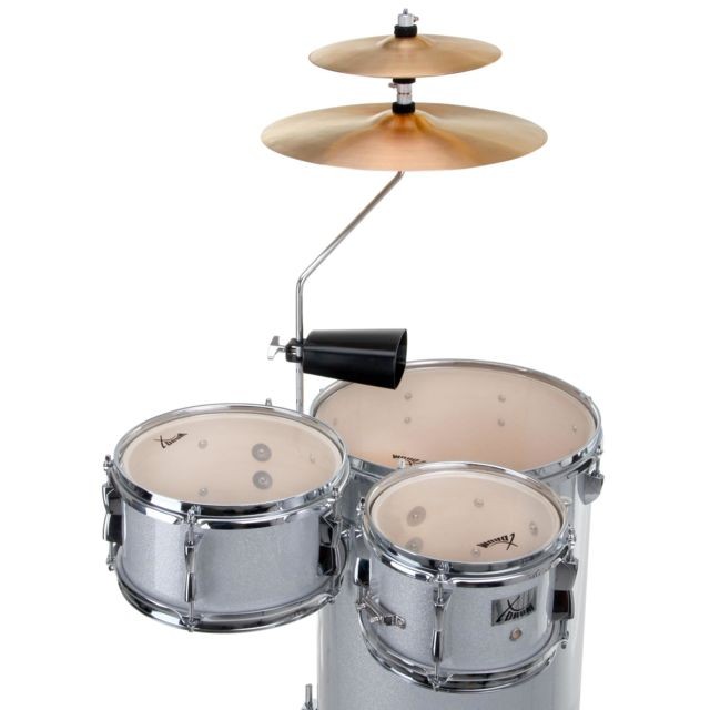 XDrum Club SP Percussion Kit Silver Sparkle Xdrum