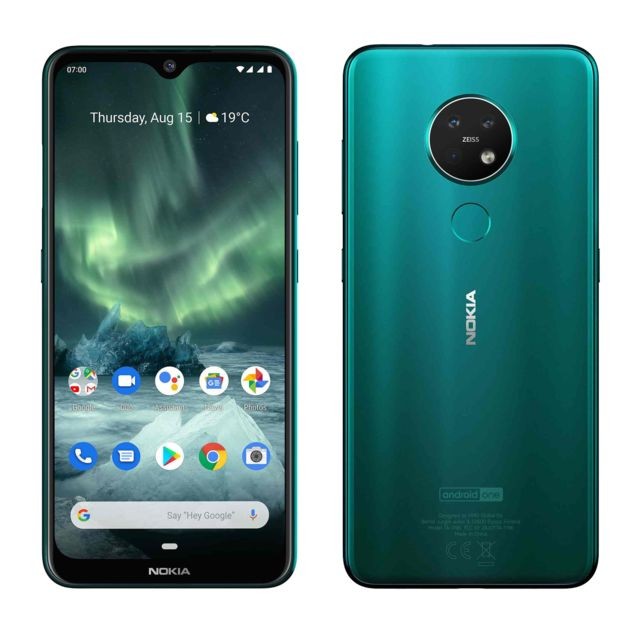 Nokia - 7.2 - 64 Go - Vert Cyan - Smartphone Android Hd