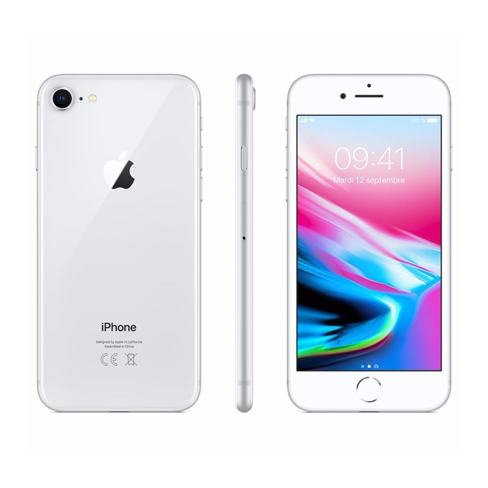 iPhone Apple iPhone 8 - 64 Go - MQ6H2ZD/A - Argent