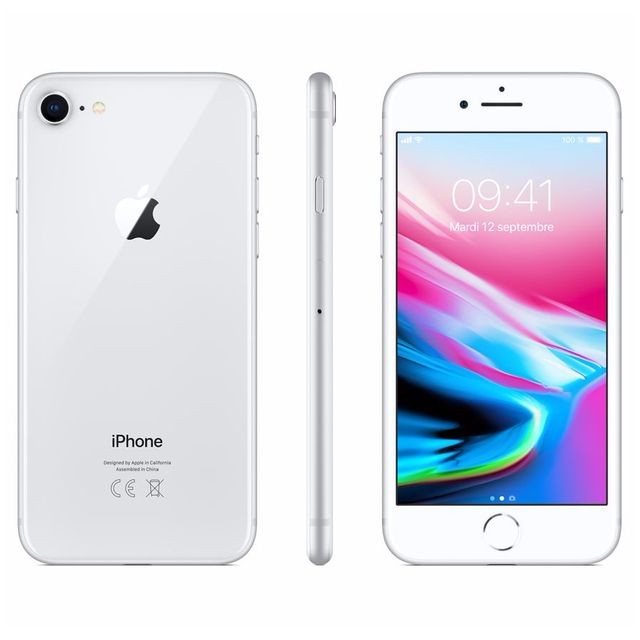 Apple - iPhone 8 - 64 Go - MQ6H2ZD/A - Argent - Smartphone reconditionné