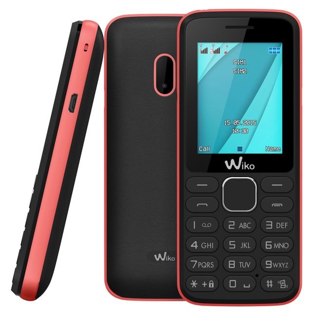 Wiko - LUBI 4 LS Noir Rose - Téléphone Portable