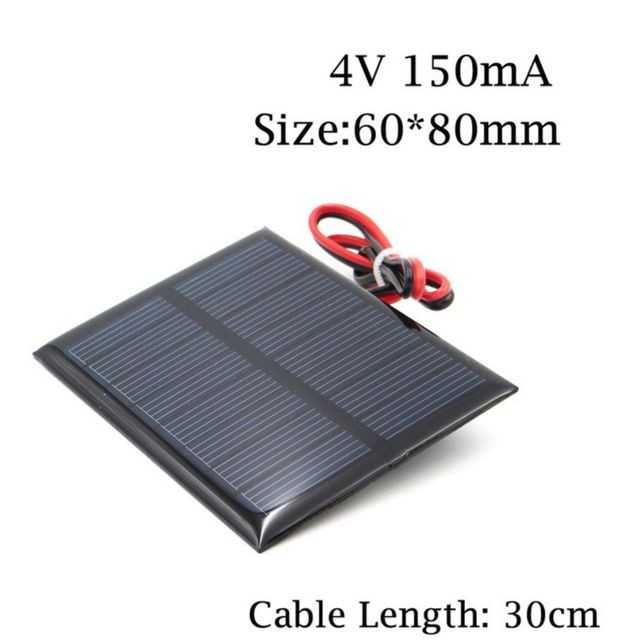 Panneaux solaires rigides Mini Chargeur De Batterie De Bricolage De Silicium Polycristallin De Panneau Solaire B 4V 60x80mm
