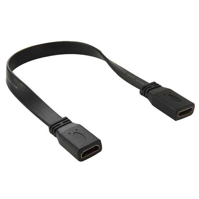 Câble HDMI Wewoo Câble adaptateur V1.4 HDMI 19 broches femelle vers HDMI 19 haute vitesse, Longueur: 30cm