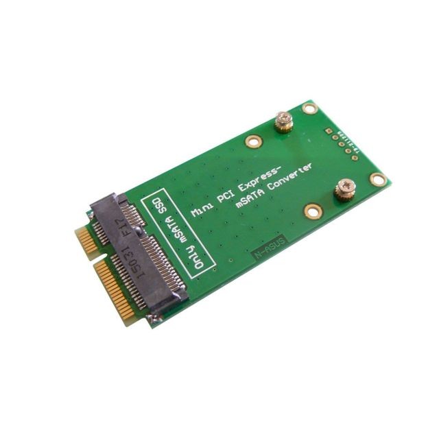 Kalea-Informatique - Adaptateur mSATA vers miniPCIe Pour utiliser un SSD mSATA sur un port mPCIe Pour utiliser un SSD mSATA sur un port mPCIe - Carte Contrôleur