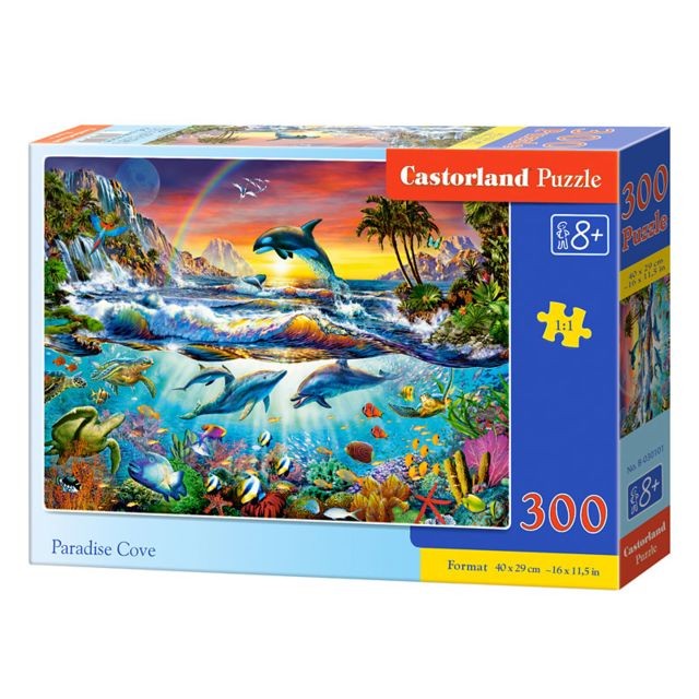 Castorland Puzzle 300 pièces : Crique paradisiaque