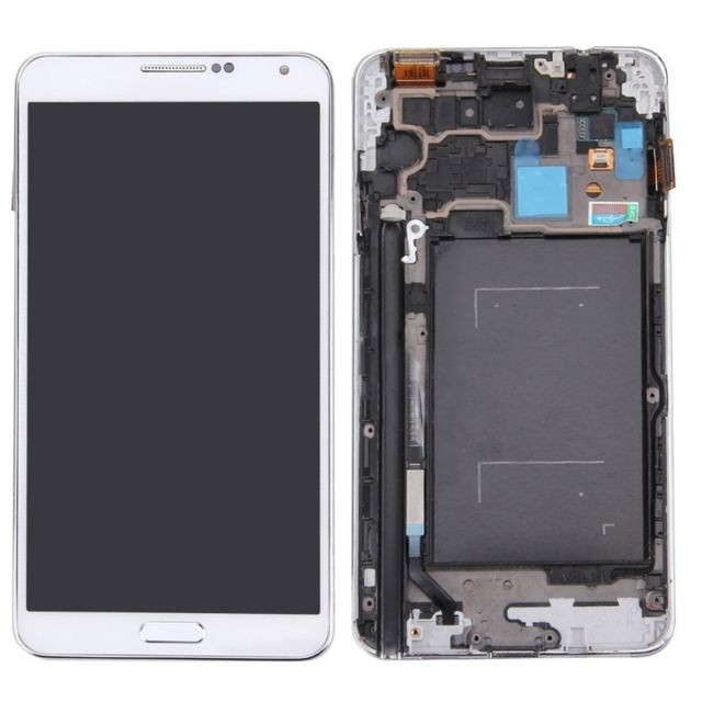 Wewoo - Pour Samsung Galaxy Note III blanc / N900A / N900T pièce détachée LCD Affichage + Écran Tactile Digitizer Assemblée avec Remplacement de Cadre Wewoo  - Accessoire Smartphone
