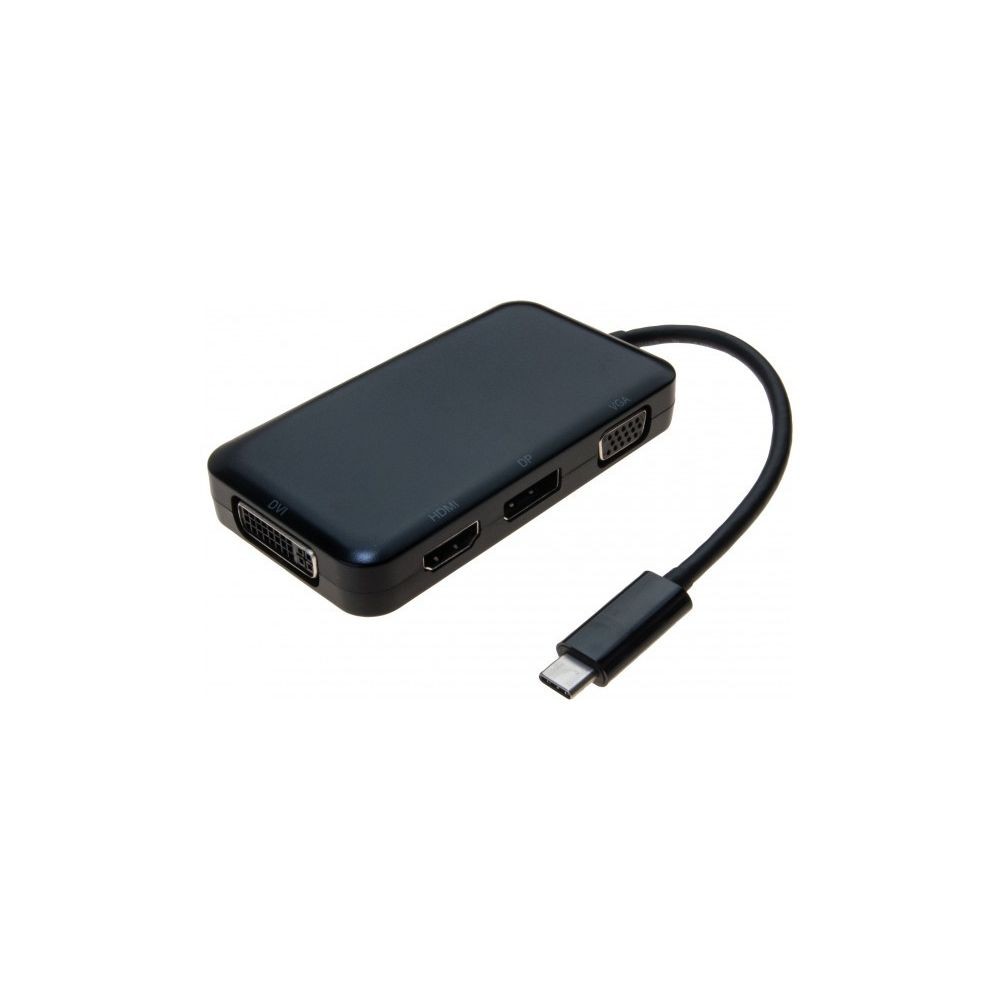 Abi Diffusion Convertisseur multiports USB 3.1 Type-C vers VGA - DVI - HDMI -...