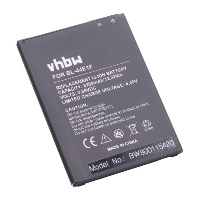 Vhbw - vhbw Li-Ion batterie 3200mAh (3.85V) pour téléphone portable mobil smartphone LG V20, VS995 - Batterie LG G3 Batterie téléphone