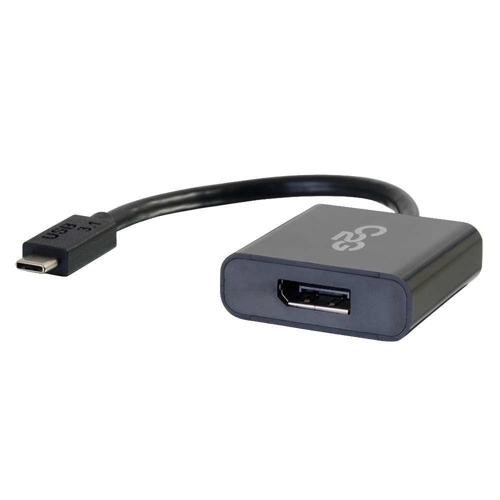 Cables To Go C2G USB-C/DisplayPort HDMI, DVI, DisplayPort Noir