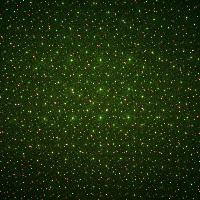 Décorations de Noël Lotti Projecteur laser déco de Noël - 10 x 10 m de projection - Points rouges et verts