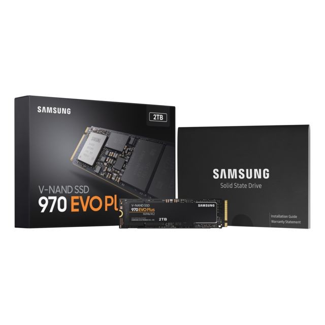 Samsung -970 EVO PLUS 2 To M.2 PCIe NVMe 1.3 Samsung  - SSD M.2 SATA SSD Interne