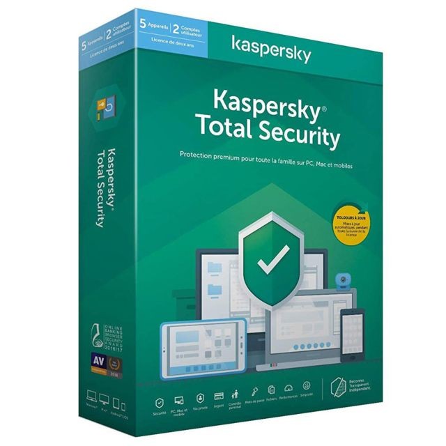 Kaspersky - KASPERSKY Total Security 2020 - Logiciels