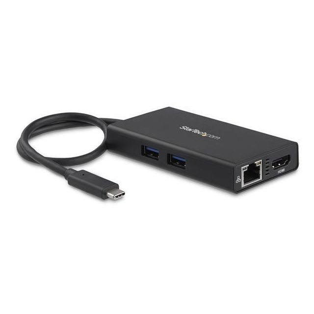 Startech - Adaptateur USB 3.0 Type C vers HDMI, RJ45 et USB 3.0 - Câble USB