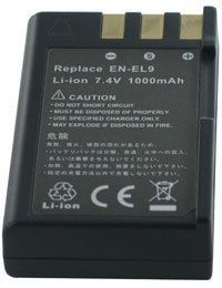 Nikon - Batterie type NIKON EN-EL9 Nikon  - Accessoires et consommables