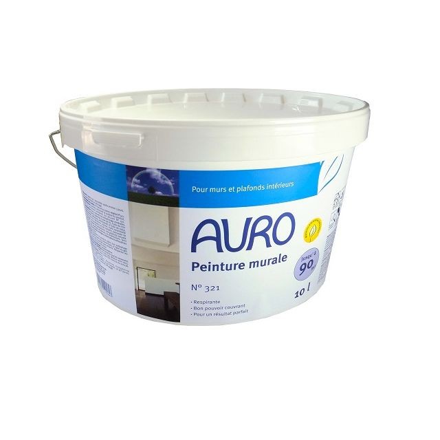 Auro - Auro - Peinture Murale Intérieur  (100% naturelle) 10 Litres - N° 321 - Revêtement sol & mur