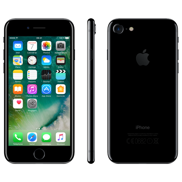 Apple - iPhone 7 - 32 Go - Noir de Jais - Reconditionné - iPhone 32 go