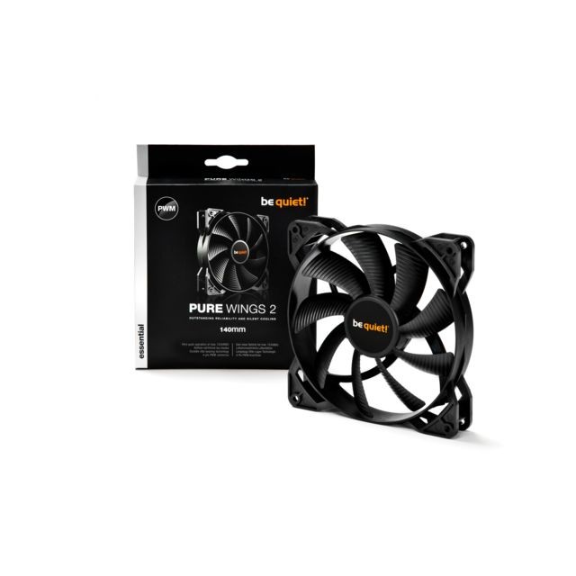 Be Quiet Ventilateur Pure Wings 2 PWM 140mm high-speed