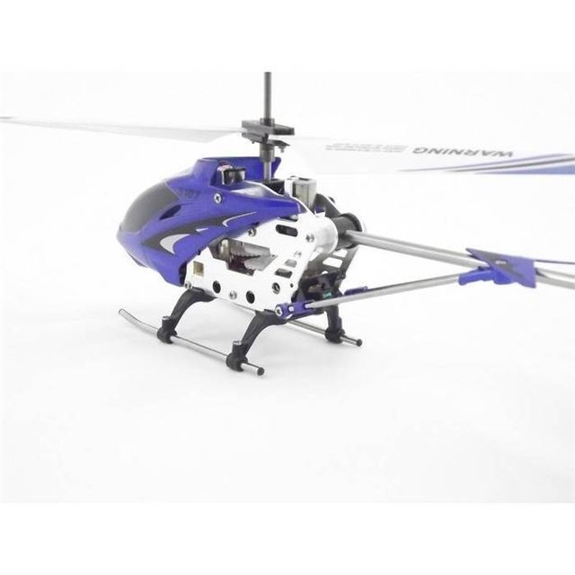 Breizh-Modelisme Hélicoptère RC Syma S107G avec Gyro - Bleu