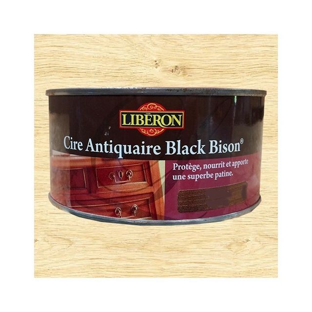 Liberon - LIBÉRON Cire Antiquaire Black Bison 0,5L Chêne clair (pâte) - Peinture intérieure & extérieure Liberon