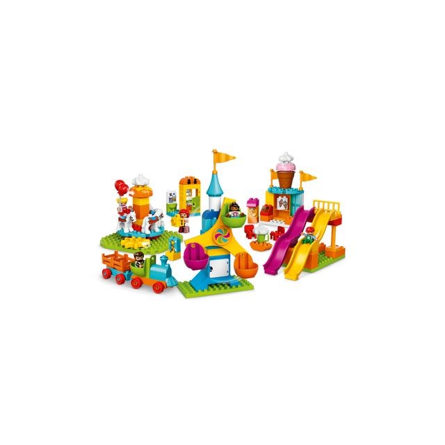 Lego - LEGO® DUPLO® Ma ville - Le parc d'attractions - 10840 - Jeux de construction