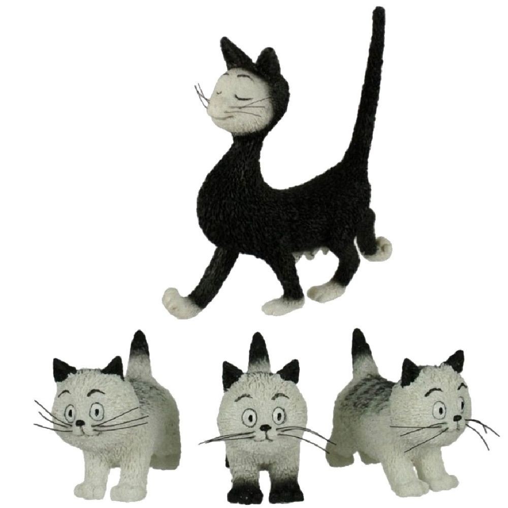 Parasidose Statuettes Dubout Les chats THE WALK