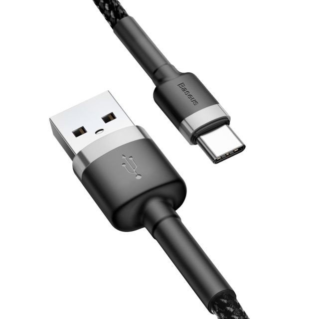 Baseus - Câble USB vers USB Type C Charge & Synchro Charge Rapide 1m Baseus - Noir Baseus - Câble et Connectique Usb -c