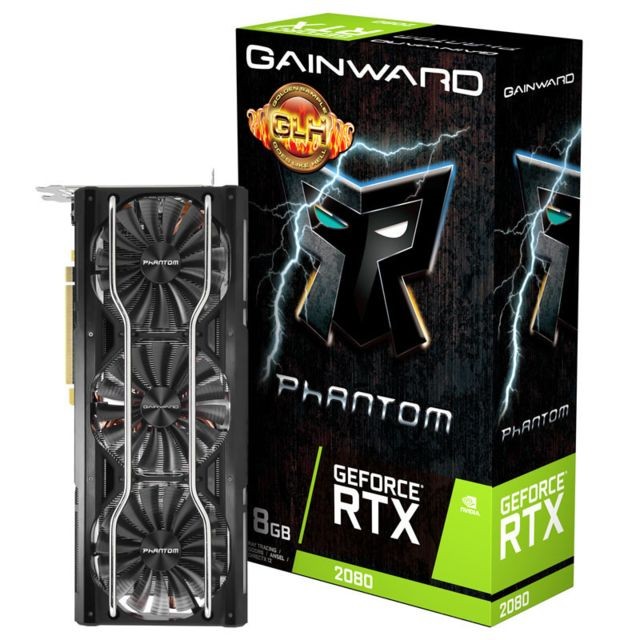 Carte Graphique Gainward Gainward GeForce RTX 2080 Phantom GLH, 8192 MB GDDR6