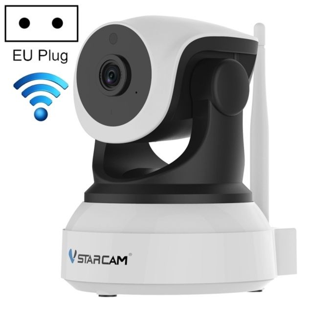 Wewoo - Caméra IP WiFi IP sans fil C24 720P HD 1,0 mégapixelCarte de support TF 128 Go max / Vision nocturne / Détection de mouvementPrise EU Wewoo  - Caméra de surveillance connectée