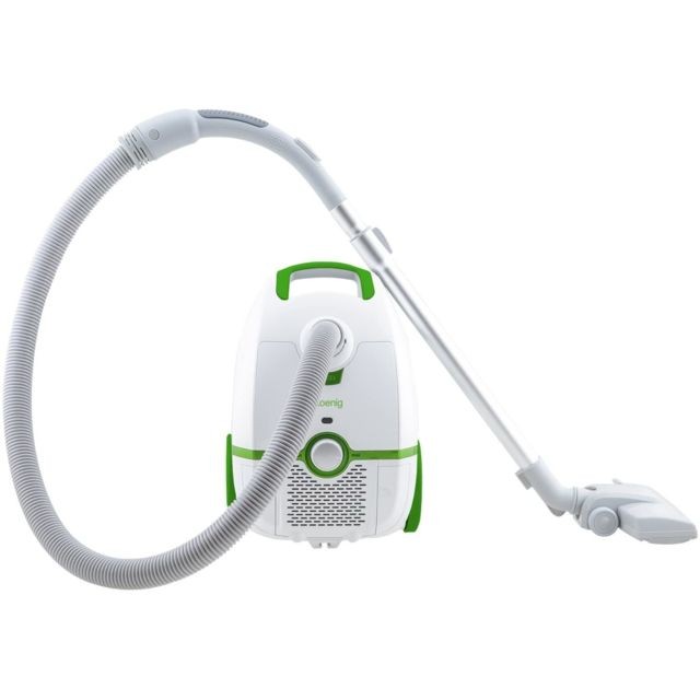 Hkoenig - aspirateur avec sac de 3L silencieux vert blanc - Hkoenig
