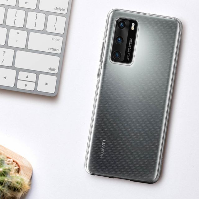 Coque, étui smartphone Coque Huawei P40 Protection Silicone Souple Ultra-Fin Transparent