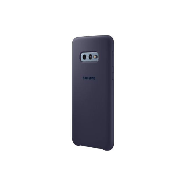 Samsung - Coque Silicone Galaxy S10e - Bleu Marine - Coque, étui smartphone Silicone
