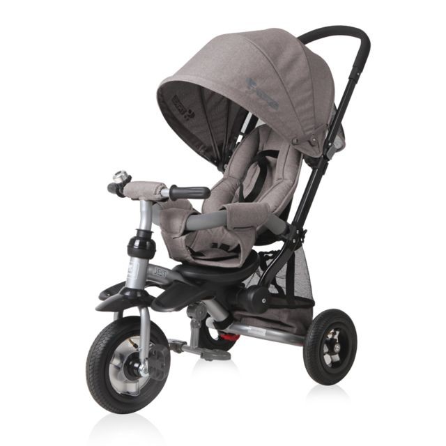 Lorelli - Tricycle évolutif pour bébé / enfant JET AIR (roues gonflables) Beige Lorelli   - Tricycle Lorelli