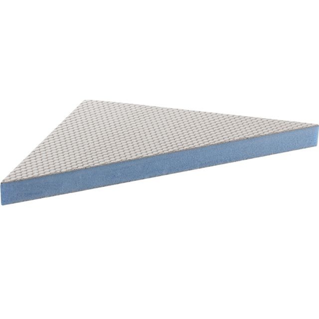 U-Tile - Etagère d'angle à carreler 24 x 24 cm x 2,5 cm d'épaisseur (livré avec kit de fixation) - Receveur de douche