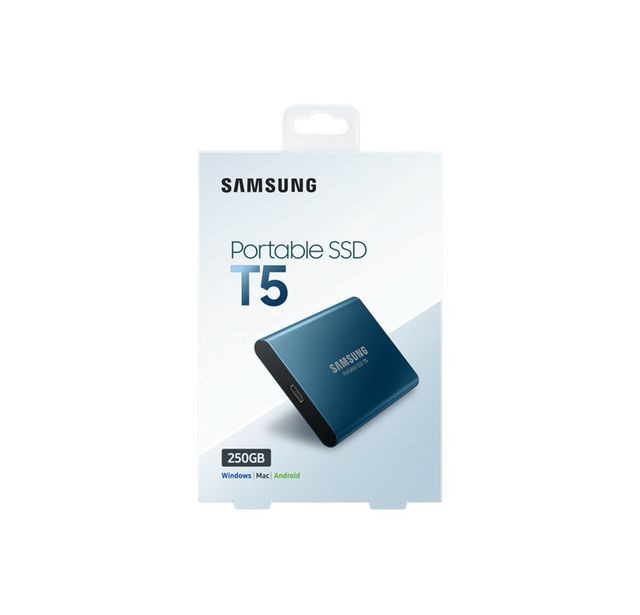 Samsung T5 - 500 Go - 2.5"" USB 3.1 Type A et Type C - 540 Mo/s