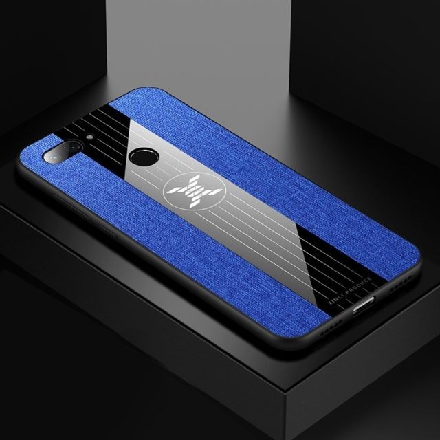 Wewoo - Coque Souple Pour Xiaomi Mi 8 Lite XINLI Stitching Tissu Étui de protection TPU Antichoc Bleu Wewoo  - Accessoire Smartphone