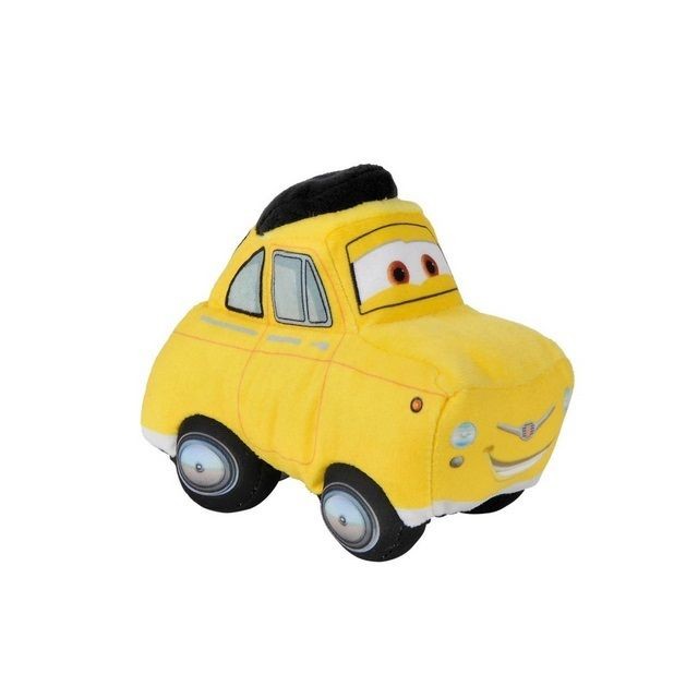 Héros et personnages Cars Peluche Luigi 12cm - Cars 3 - Voiture Jaune - Licence Disney